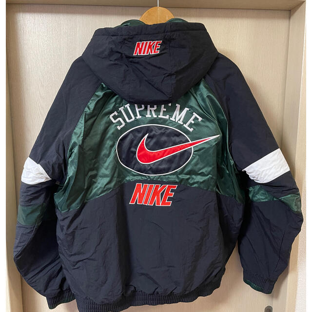 送料無料祭り✶開催中! L supreme Nike Hooded Sport Jacket -ブルゾン