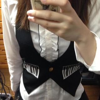 鍵盤柄♪ベスト(ベスト/ジレ)