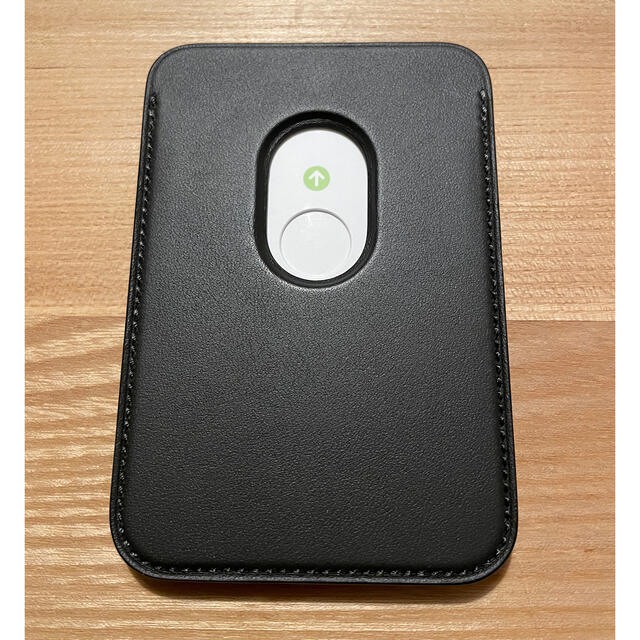 Apple(アップル)の【純正】iPhoneレザーウォレットブラック　MagSafe対応 ハンドメイドのファッション小物(財布)の商品写真