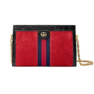 グッチ(Gucci)の【GUCCI】OPHIDIA シルクスエード 2wayショルダー(ショルダーバッグ)