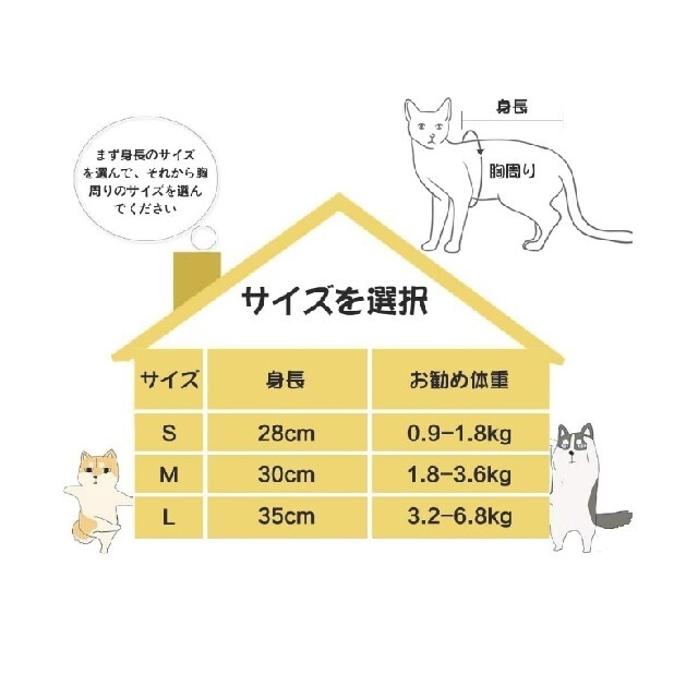 猫術後服  オレンジとピンク その他のペット用品(猫)の商品写真