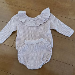 ザラキッズ(ZARA KIDS)の最終値下げ　新品　ザラ　ベビー　ZARA  3-6m(ロンパース)