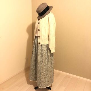 ハンドメイド　スカート(ロングスカート)