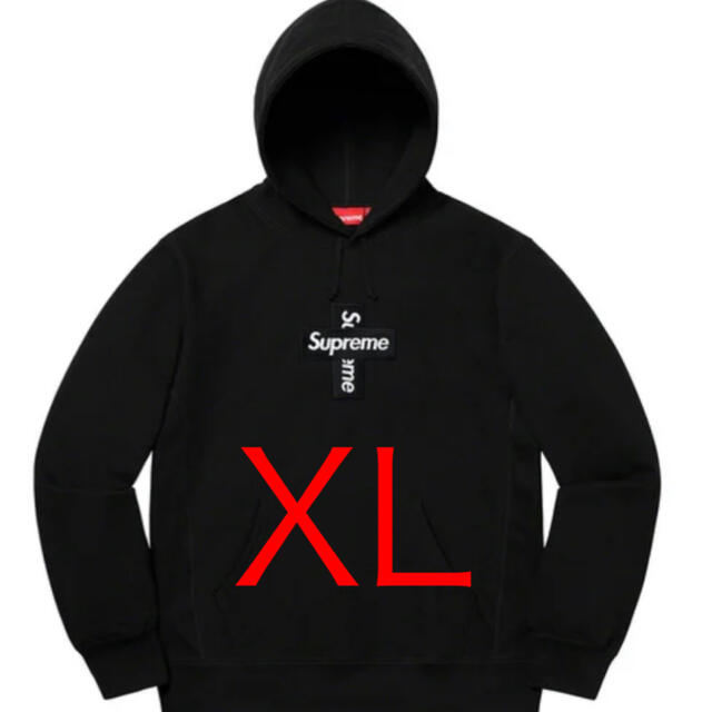 supreme Cross Box Logo Hooded Sweatshirt