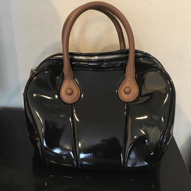 MARNI マルニ 2way　黒エナメル　新宿伊勢丹購入