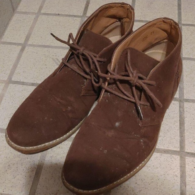 チャカブーツ　茶色　26cm メンズの靴/シューズ(ブーツ)の商品写真