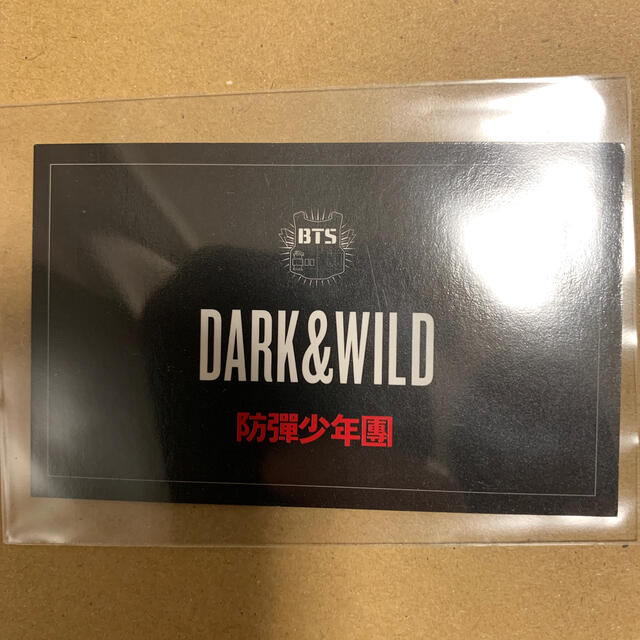 防弾少年団(BTS)(ボウダンショウネンダン)のDARK WILD トレカ　BTS エンタメ/ホビーのタレントグッズ(アイドルグッズ)の商品写真