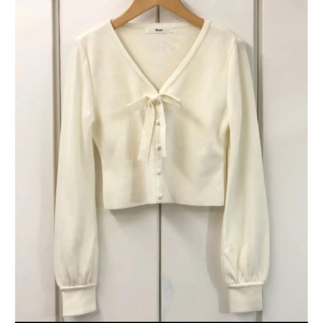 美品!Rene ショート丈 ウール ニット カーディガン(36) - www