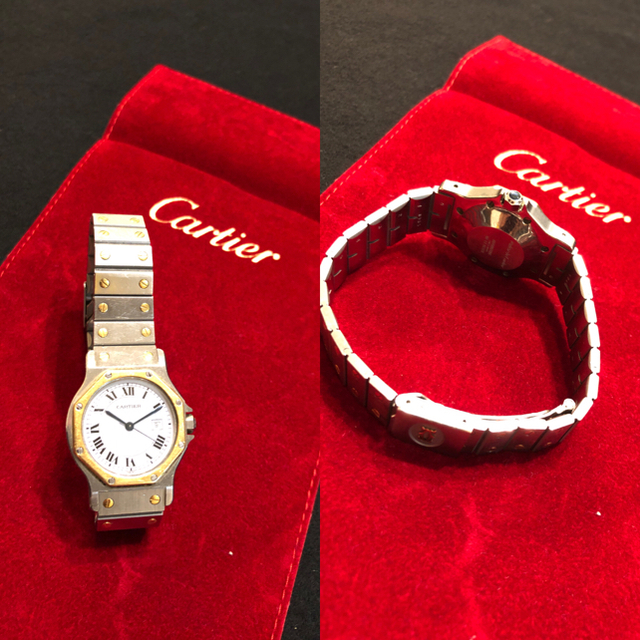 Cartier(カルティエ)のカルティエ  サントス腕時計 レディースのファッション小物(腕時計)の商品写真