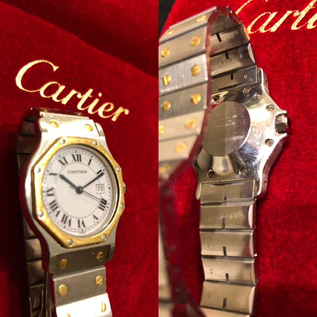 Cartier(カルティエ)のカルティエ  サントス腕時計 レディースのファッション小物(腕時計)の商品写真