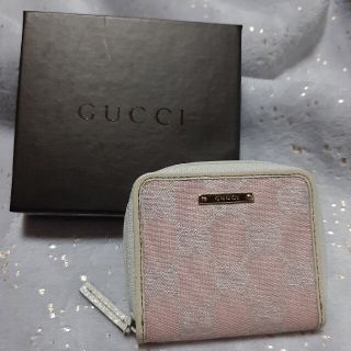 グッチ(Gucci)のﾚｹﾞｪ野郎☆様専用　【美品】GUCCI　GG柄ピンク　コインケース(コインケース/小銭入れ)