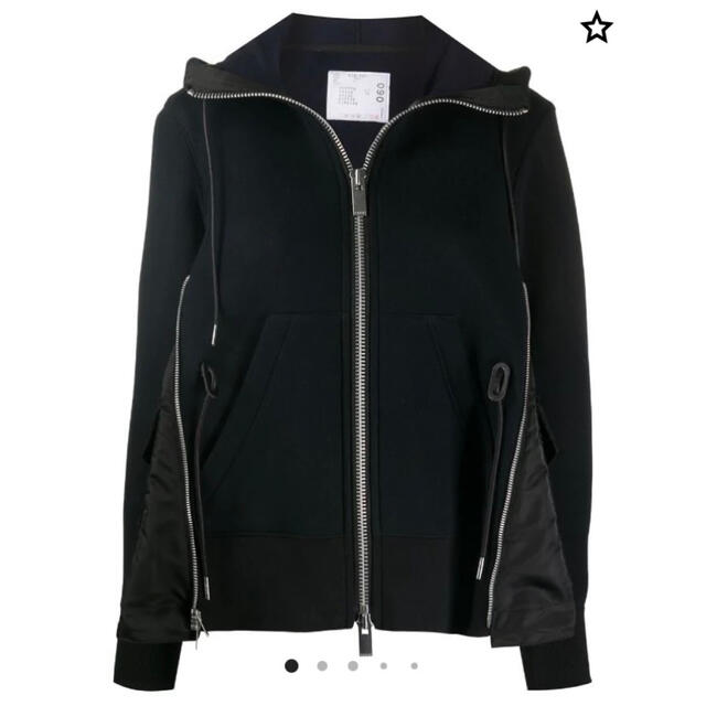 sacai - sacai Sponge Sweat x MA-1 Hoodieの通販 by akny's shop