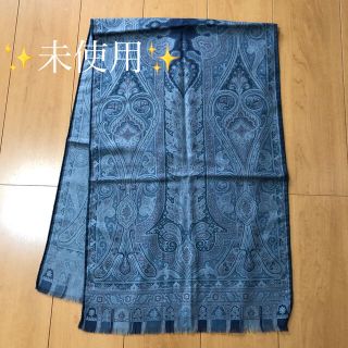 エトロ(ETRO)の【 ETRO 】 エトロ　ストール マフラー 未使用 冬物 薄手(マフラー/ショール)