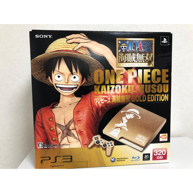 家庭用ゲーム機本体 【希少】PS3 ONEPIECE 海賊無双 GOLD EDITION 超美品