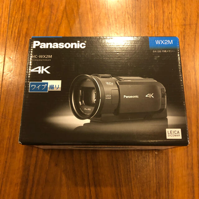 Panasonic(パナソニック)の【新品】Panasonic 4k ビデオカメラ HC-WX2M-T ブラウン スマホ/家電/カメラのカメラ(ビデオカメラ)の商品写真