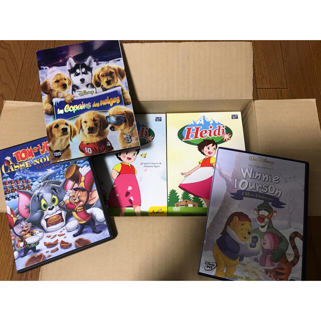 mon2　プーさん、ハイジ、くるみ割り人形、スノーバディーズ　DVDセット