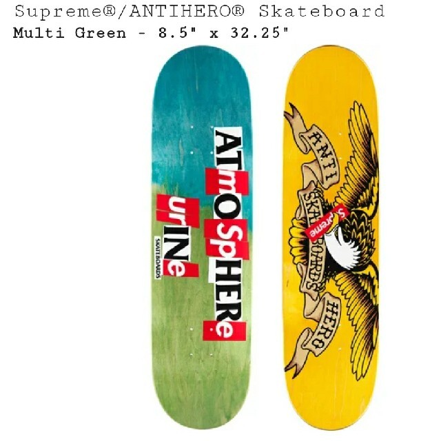 人気商品セール Supreme®/ANTIHERO® Skateboard | www.diesel-r.com