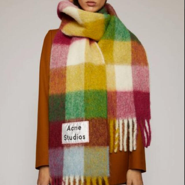 送料無料(沖縄配送) acne studious 大判 マフラー 21aw アルパカ