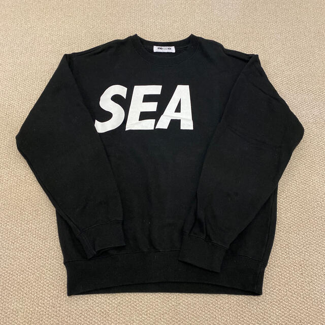 WIND AND SEA 初期ロゴ CREW NECK SWEAT 黒【L】