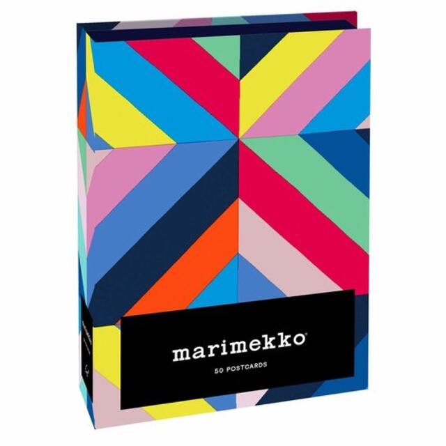 marimekko(マリメッコ)のmarimekko　マリメッコ　ポストカードBOX　50枚入り　マンシッカいちご インテリア/住まい/日用品のインテリア小物(フォトフレーム)の商品写真