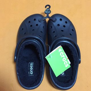 クロックス(crocs)のcrocs ボア 新品 ブラック 26cm クロックス(サンダル)