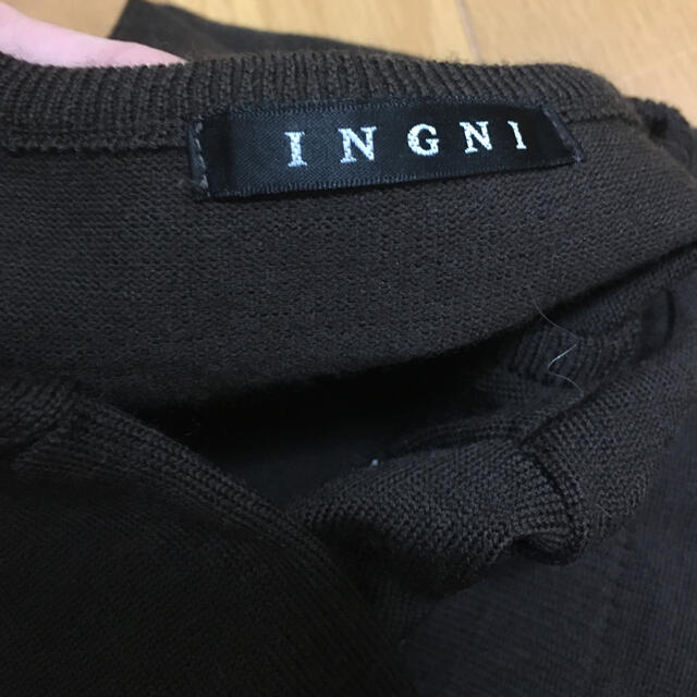 INGNI(イング)のイング ニットアンサンブル ブラウン レディースのトップス(アンサンブル)の商品写真