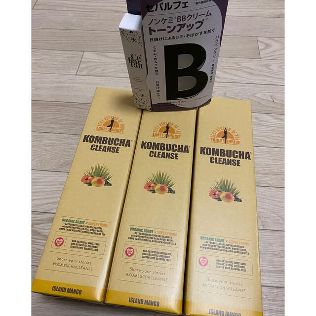 コンブチャクレンズ　kombucha cleanse 3本セット＋オマケ付き