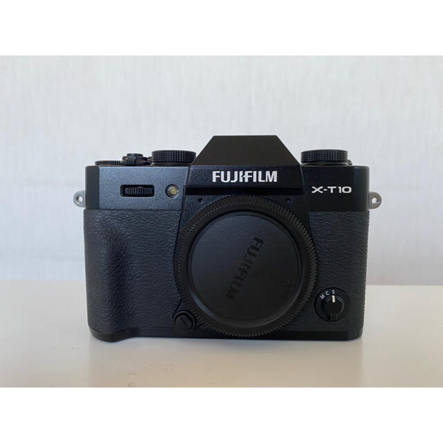 富士フイルム(フジフイルム)のfujifilm X-T10 ボディ（ブラック）＋35mm f1.7 mfレンズ スマホ/家電/カメラのカメラ(ミラーレス一眼)の商品写真