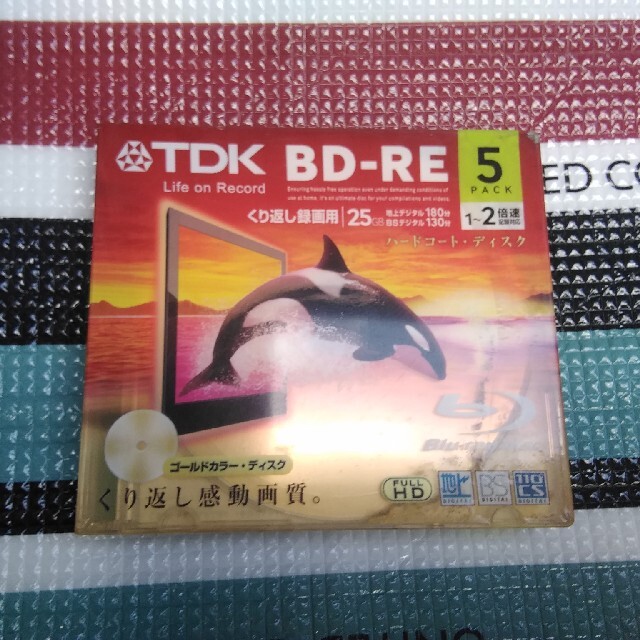 TDK(ティーディーケイ)のTDK  BD-RE  くり返し録画用　25GB  5PACK  エンタメ/ホビーのDVD/ブルーレイ(その他)の商品写真