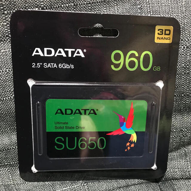 ADATA SU650シリーズ　960GB 海外版　未使用品　購入レシート同梱可25quotNANDフラッシュ