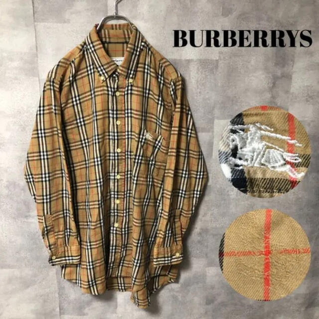BURBERRY - バーバリー シャツ XL シャドーホース ノバチェックの通販 