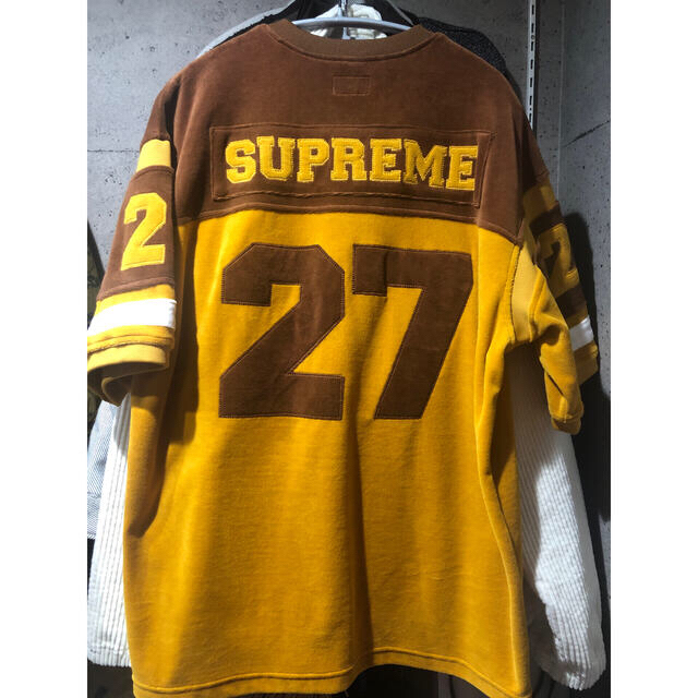 【大幅値下げ】　Supreme Velour FootBall Jersey