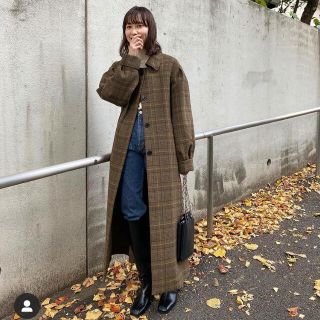 マウジー  A LINE WOOL LONG COAT 今期物♡