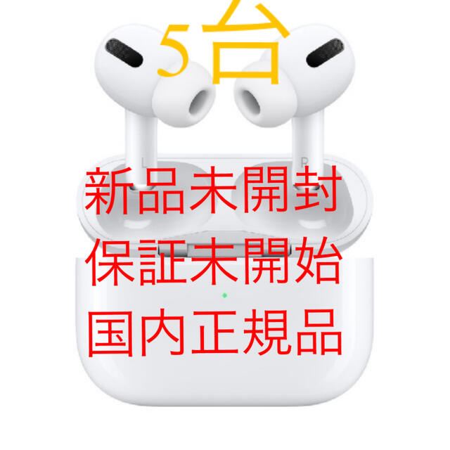 Apple AirPods Pro MWP22J/A 新品未開封 5台 アウトレット買付 79200円 ...