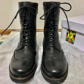 YOSUKE - YOSUKE本革レースアップブーツの通販 by shop|ヨースケなら