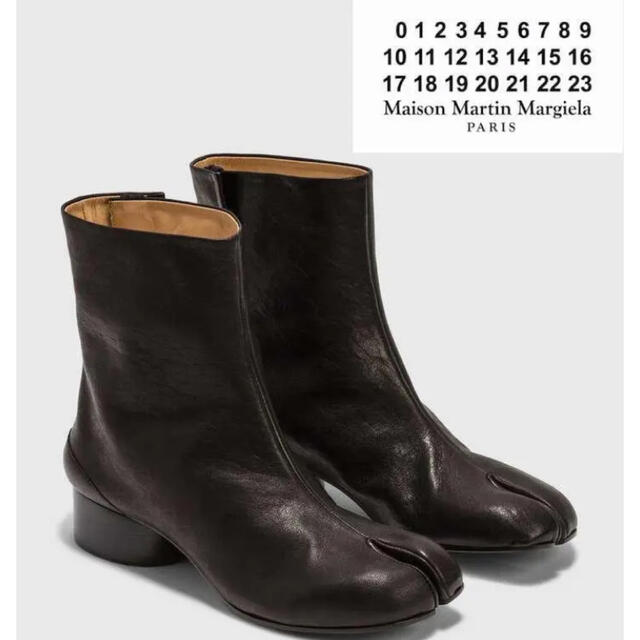 ブーツMAISON MARGIELA ビンテージレザー TABI ブーツ