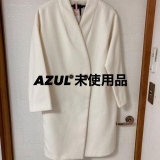 アズールバイマウジー(AZUL by moussy)のノーカラーコート(ロングコート)