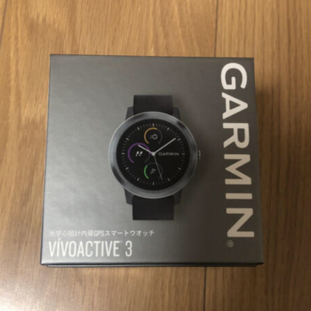 GARMIN(ガーミン)の☆新品未使用☆GARMIN VIVOACTIVE3 Black slate☆ メンズの時計(腕時計(デジタル))の商品写真