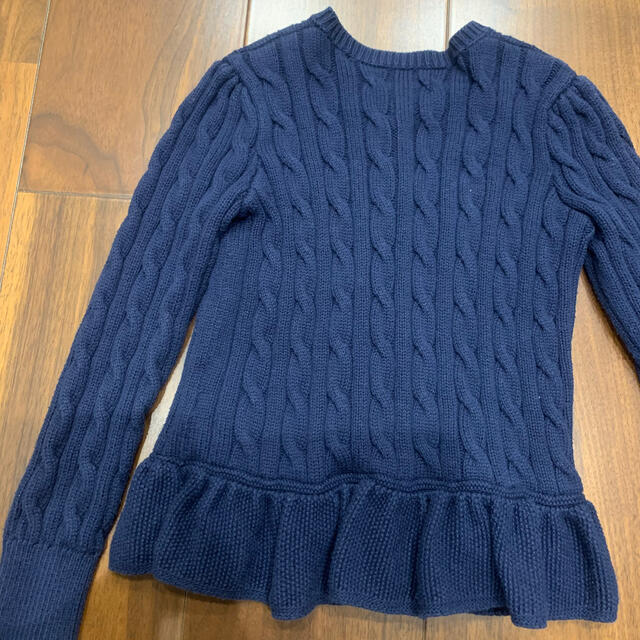 POLO RALPH LAUREN(ポロラルフローレン)のRALPH LAUREN ペプラムカーディガン キッズ/ベビー/マタニティのキッズ服女の子用(90cm~)(カーディガン)の商品写真