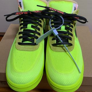 ナイキ(NIKE)のNIKE×Off-White  エアフォース1 volt(スニーカー)