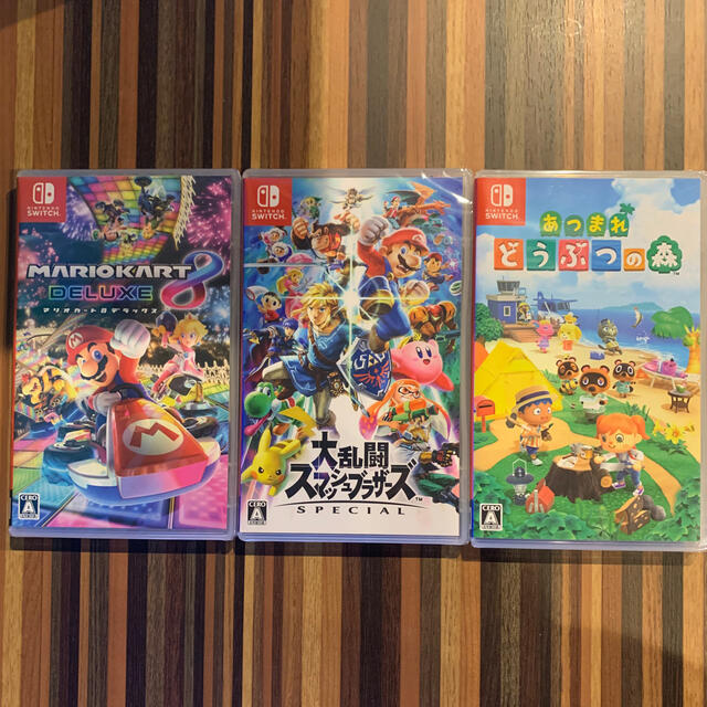 新品未開封　ニンテンドースイッチソフト　3本セット　どうぶつの森  マリカ　他エンタメ/ホビー