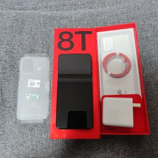 アンドロイド(ANDROID)のOneplus 8T シルバー 美品　送料込み(スマートフォン本体)