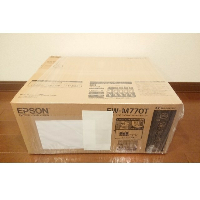 EPSON(エプソン)の新品･未開封 EPSON プリンター EW‐M770T スマホ/家電/カメラのPC/タブレット(PC周辺機器)の商品写真