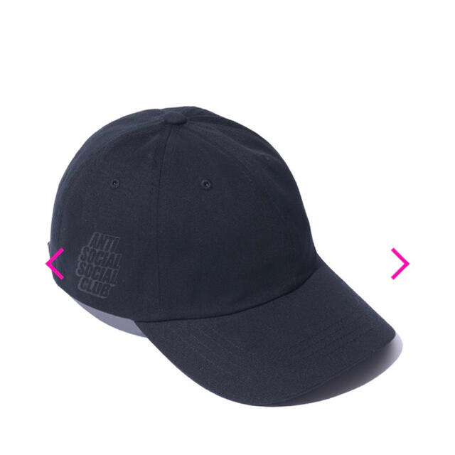 ANTI SOCIAL SOCIAL CLUB(アンチソーシャルソーシャルクラブ)のanti social social club 黒色キャップ メンズの帽子(キャップ)の商品写真