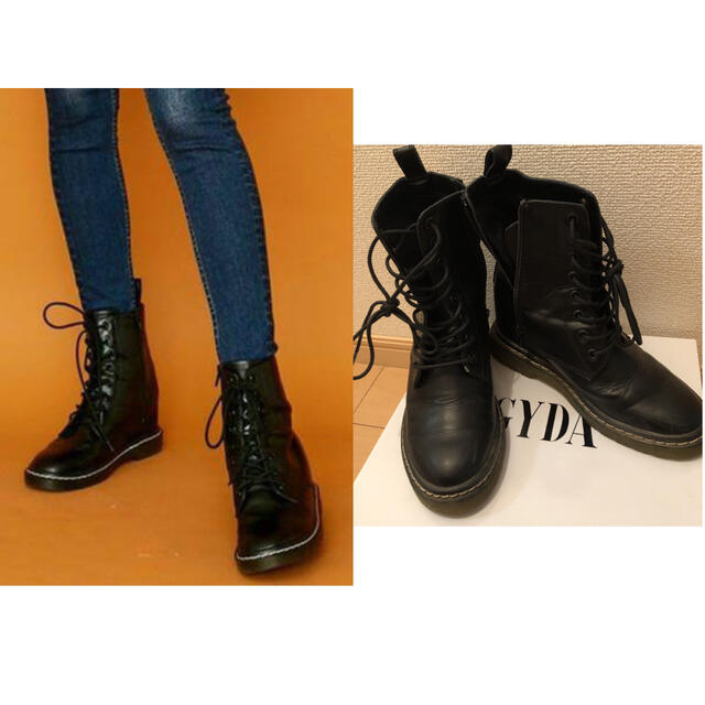 GYDA(ジェイダ)のgyda  インソールブーツ レディースの靴/シューズ(ブーツ)の商品写真