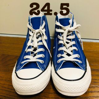 コンバース(CONVERSE)のCONVERSE チャックテイラー　24.5  青(スニーカー)