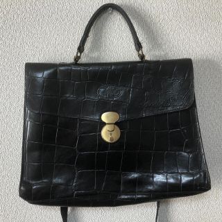 マルベリー(Mulberry)のmulberry マルベリー　ビジネスバッグ　クロコ型押し(ビジネスバッグ)