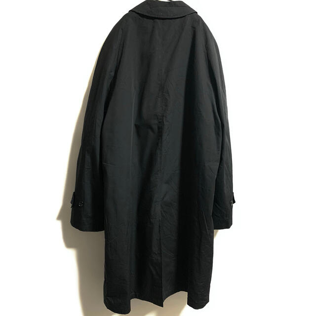 海外古着 ヴィンテージ ステンカラーコート ライナー付き ブラック メンズのジャケット/アウター(ステンカラーコート)の商品写真