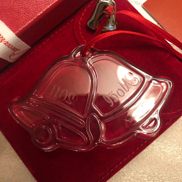 Baccarat - バカラ クリスマス クリスタル オーナメント ピンバッジ