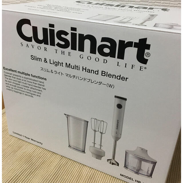 T-fal(ティファール)のCuisinart  スリム&ライト マルチ ハンド ブレンダー  インテリア/住まい/日用品のキッチン/食器(調理道具/製菓道具)の商品写真